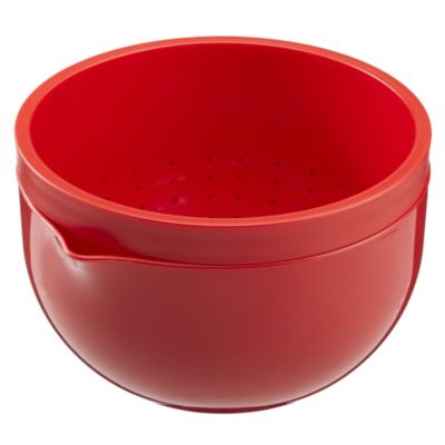 Sainsbury's Colour Cherry Mixing Bowl/Colander Set