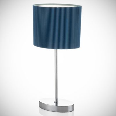 Tu Teal Micropleat Stick Lamp