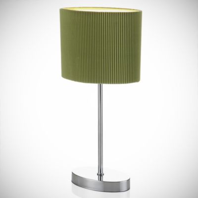 Tu Green Micropleat Stick Lamp