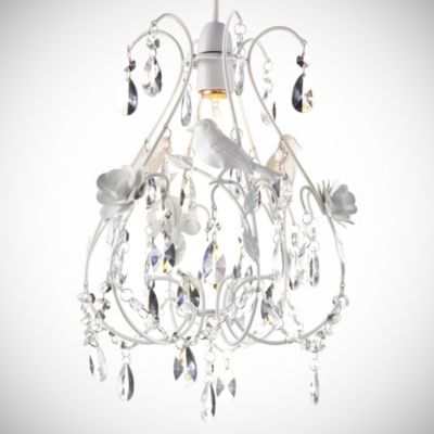Tu Larissa White Bird Pendant