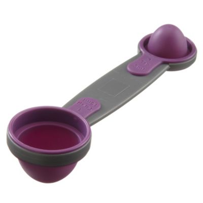 Sainsbury's Colour Plum Measuring Spoon Set