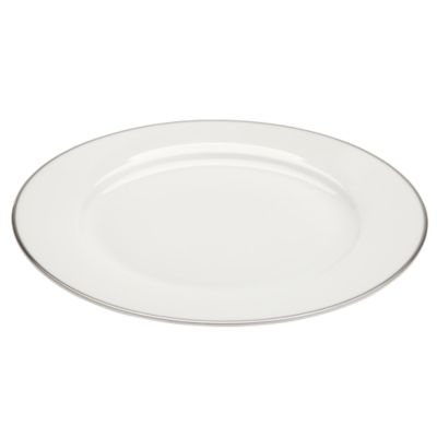 Home Collection Platinum-effect Rim Dinner Plate