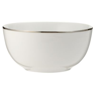 Home Collection Platinum-effect Rim Bowl