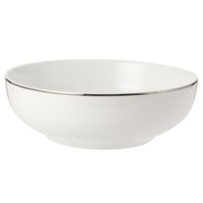 Home Collection Platinum-effect Rim Large Bowl