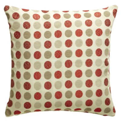 Tu Red Circles Cushion