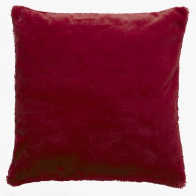 Tu Red Faux Fur Cushion