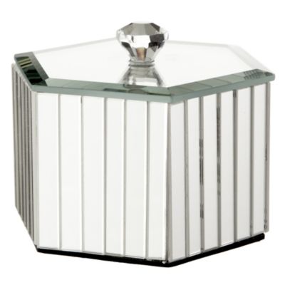 Tu Panelled Hexagonal Jewellery Box Small