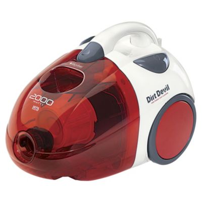 Dirt Devil DCC066 Bagless Cylinder Vacuum Cleaner with Microban