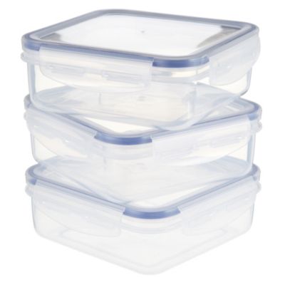 Sainsbury's Klip Lock Containers 700ml 3-pack