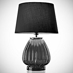 Tu Selby Smoked Glass Table Lamp