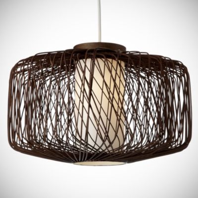 Tu Dark Rattan Shade