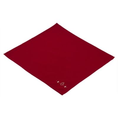 Tu Red Xmas Tree Embroidered Napkins 2-pack