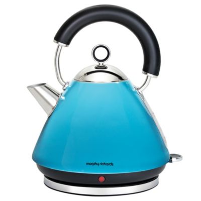 Morphy Richards Cyan Pyramid Accents Kettle