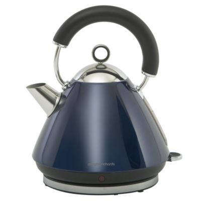 Morphy Richards Dark Blue Pyramid Accents Kettle