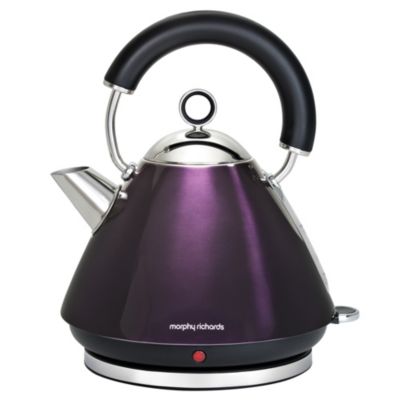 Morphy Richards Plum Pyramid Accents Kettle
