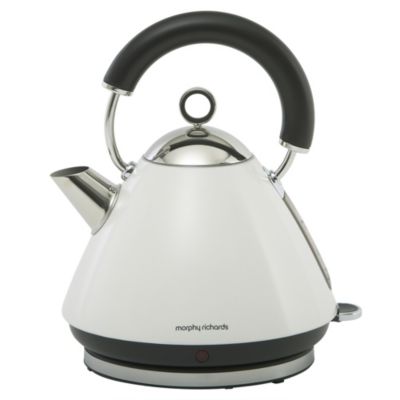 Morphy Richards White Pyramid Accents Kettle