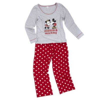 Tu Ribbon-tied Long Sleeve Disney Mickey PJ