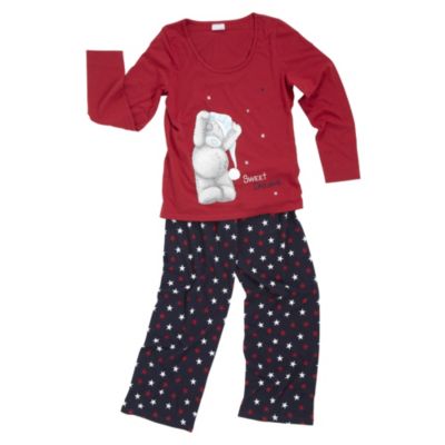 Tu Ribbon-tied  Long Sleeve Tatty Ted PJ