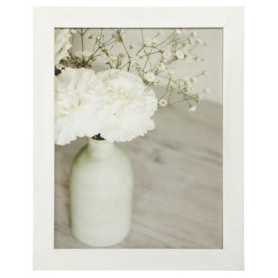 Distressed Frame Flowers in Bottle Canvas Wall Art 50x40cm
