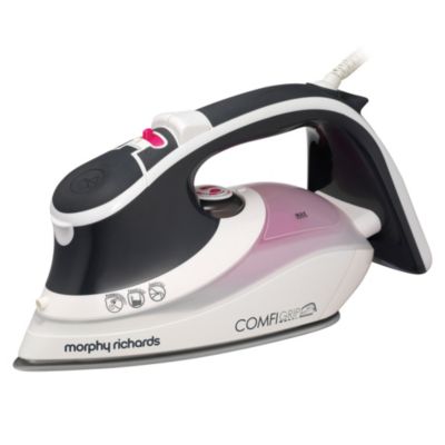 Morphy Richards 40870 Charcoal and Pink Comfigrip Diamond Iron