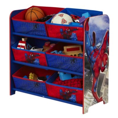 Spider-Man Six Bin Storage Unit