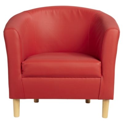 Tub Chair in Red