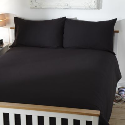 Tu Black Soft Touch Bed Linen Set