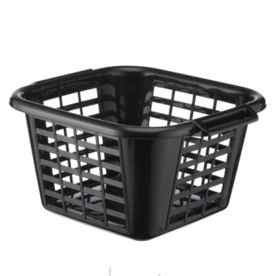 Sainsbury's Basics Black Laundry Basket