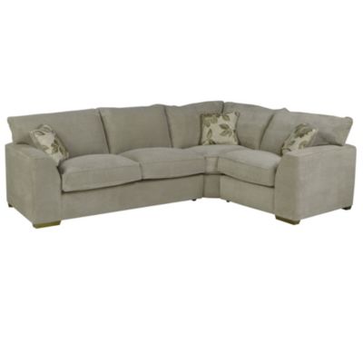 Ramsey Large Right Hand Corner Group in Natural-coloured Fabric