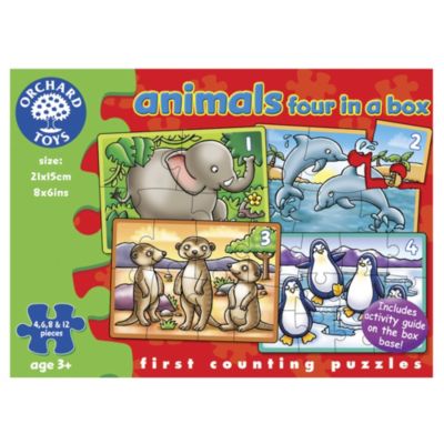 Orchard Toys Animals 4-in-a-box Puzzles