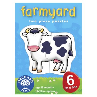 Orchard Toys Farmyard 2-piece Puzzles
