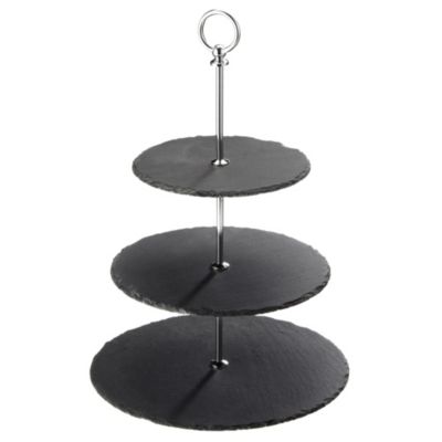 Home Collection Slate 3-tier Serving Platter