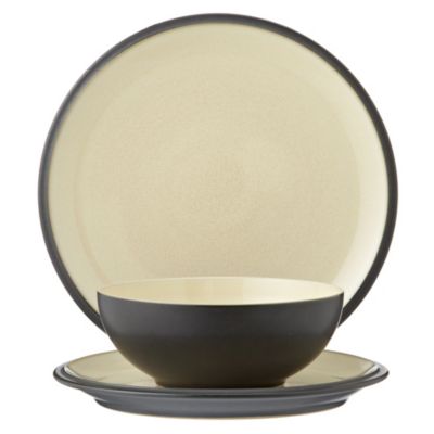 Denby Cook and Dine Matt Black 12-piece Dinner Set