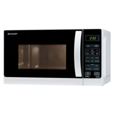 Sharp R662WM 20L White Microwave with Grill