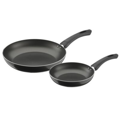 Sainsbury's Aluminium 20cm & 28cm Twin Pack Frying Pans