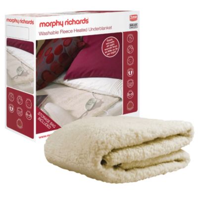 Morphy Richards King Size Fleece Washable Heated Underblanket