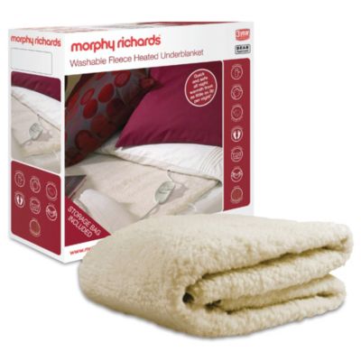 Morphy Richards Double Dual Fleece Washable Heated Underblanket