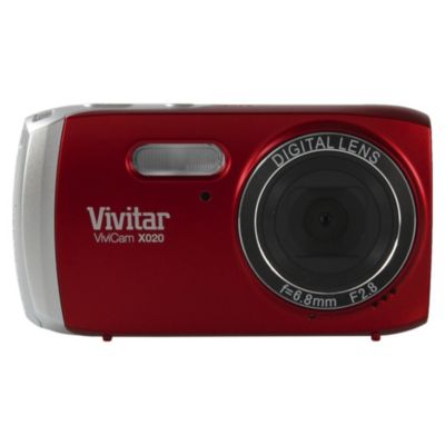 Vivitar X020 10 Megapixel 4x Zoom Red Digital Camera