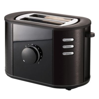 Sainsbury's Black Aluminium Toaster