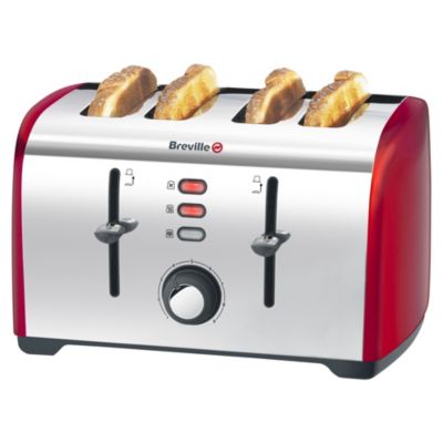 Breville Red Collection 4-slice Toaster
