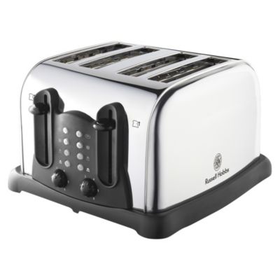 Russell Hobbs 18099 Polished 4-slice Toaster