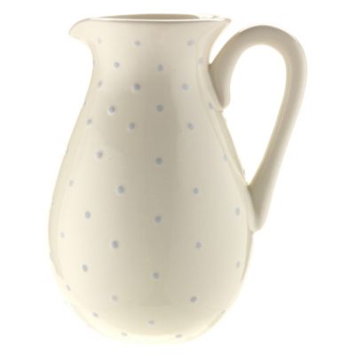 Tu Large Blue Polka Dot Jug