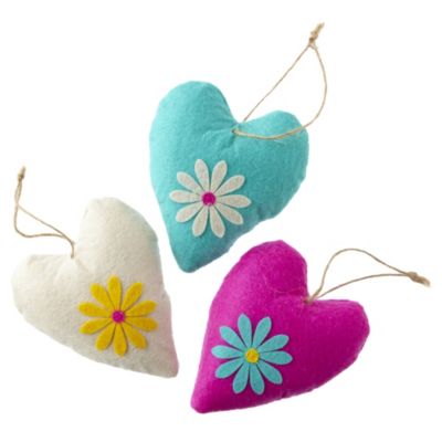 Tu Folk Heart Pomanders, Set of 3