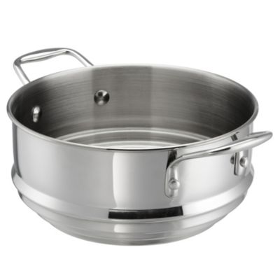 James Martin 20cm Stainless Steel Tri-ply Steamer