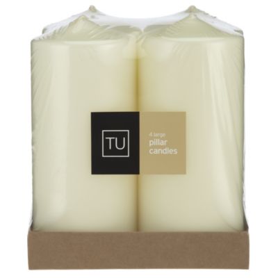 Tu Large Pillar Candle 4-pack