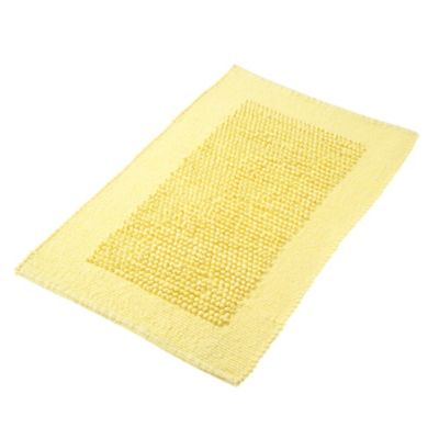 Sainsbury's Lemonade Chenille Bobble Bath Mat