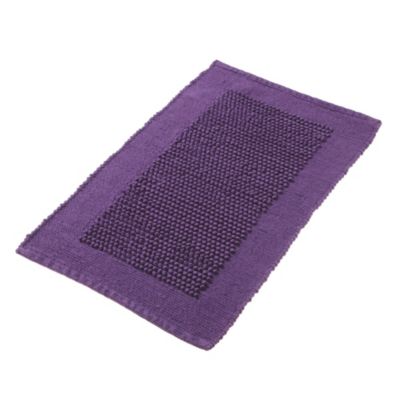 Sainsbury's Amethyst Chenille Bobble Bath Mat