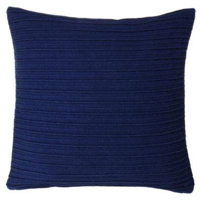 TU navy pleated cushion