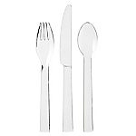 Sainsbury's Retro Clear 12-piece Cutlery Set