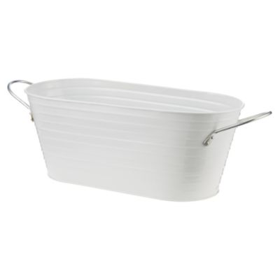 Sainsbury's White Ribbed Trough